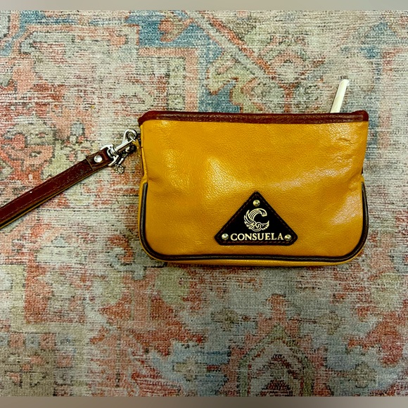 Consuela Bags Consuela Wristlet Pouch Leather Nwot Poshmark